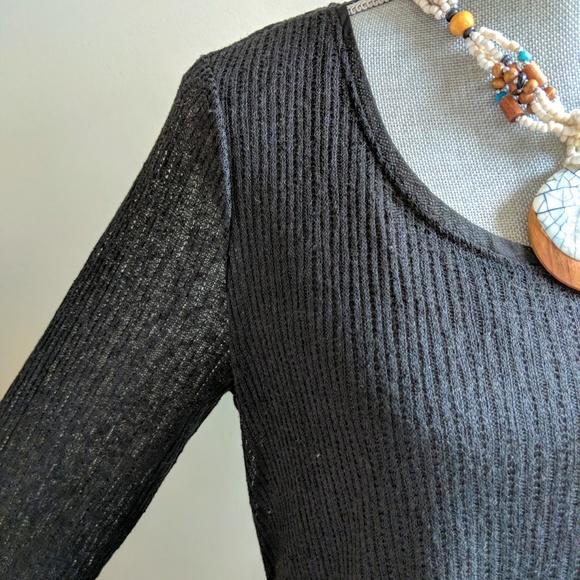 [Lauren Conrad] Side Bow Lace Tunic Sz M - Picture 2 of 8